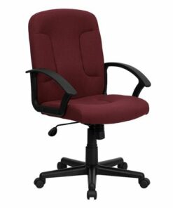 Flash Furniture - Garver Contemporary Fabric Executive Swivel Office Chair - Burgundy