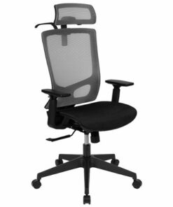 Flash Furniture - Contemporary Mesh Executive Swivel Office Chair - Gray