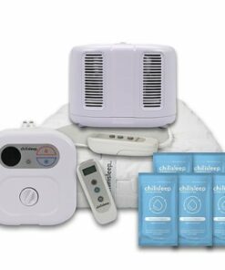 ChiliSleep - Cube Cooling & Heating Mattress Pad - King + Cleaning Solution - White