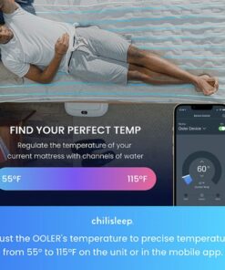 ChiliSleep - OOLER Cooling & Heating Mattress Pad - Queen + Cleaning Solution - White