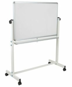 Flash Furniture - Hercules Mobile Marker Board - White 0