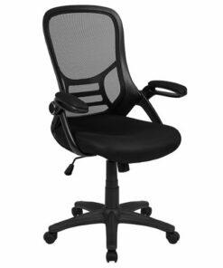 Flash Furniture - Porter Contemporary Mesh Executive Swivel Office Chair - Black