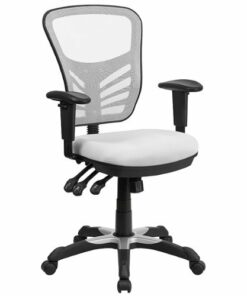 Flash Furniture - Nicholas Contemporary Mesh Executive Swivel Office Chair - White