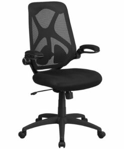 Flash Furniture - Kimble Contemporary Mesh Executive Swivel Office Chair - Black 0