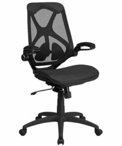 Flash Furniture - Kimble Contemporary Mesh Executive Swivel Office Chair - Black 1
