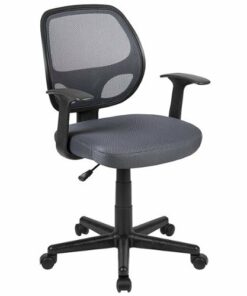 Flash Furniture - Flash Fundamentals Contemporary Mesh Swivel Task Chair - Gray