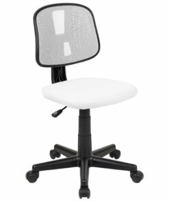 Flash Furniture - Flash Fundamentals Contemporary Mesh Swivel Office Chair - White