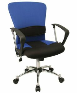 Flash Furniture - Mindy Contemporary Mesh Swivel Office Chair - Blue