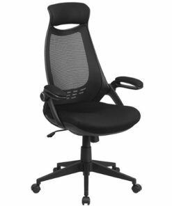 Flash Furniture - Ivan Contemporary Mesh Executive Swivel Office Chair - Black Mesh