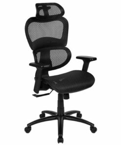 Flash Furniture - Lo Contemporary Mesh Executive Swivel Office Chair - Black