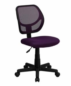 Flash Furniture - Neri Contemporary Mesh Swivel Office Chair - Purple