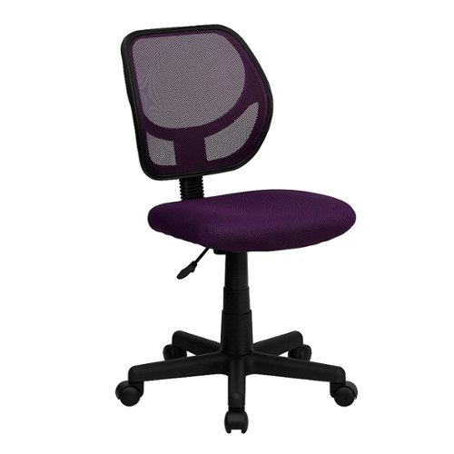 Flash Furniture - Neri Contemporary Mesh Swivel Office Chair - Purple