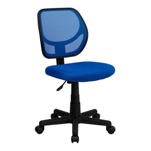 Flash Furniture - Neri Contemporary Mesh Swivel Office Chair - Blue