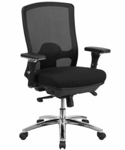 Flash Furniture - Hercules Contemporary Mesh 24/7 Big & Tall Swivel Multifunction Office Chair - Black