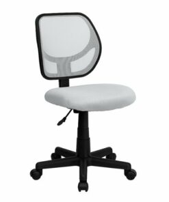 Flash Furniture - Neri Contemporary Mesh Swivel Office Chair - White
