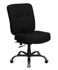 Flash Furniture - Hercules Contemporary Fabric Big & Tall Executive Swivel Ergonomic High Back Office Chair - Black Fabric