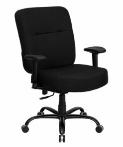 Flash Furniture - Hercules Contemporary Fabric Big & Tall Executive Swivel High Back Office Chair - Black Fabric