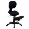 Flash Furniture - Tatum Contemporary Fabric Kneeling Chair - Black 0