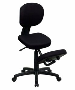 Flash Furniture - Tatum Contemporary Fabric Kneeling Chair - Black 0