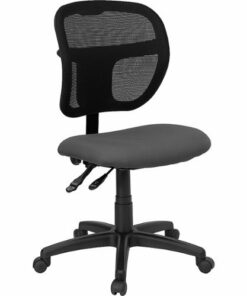 Flash Furniture - Contemporary Fabric Swivel Office Chair - Gray