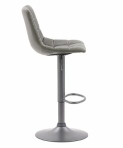 CorLiving - Palmer Adjutable Square Tufted Barstool (set of 2) - Grey