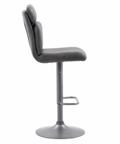 CorLiving - Palmer Adjustable High Back Barstool (set of 2) - Black