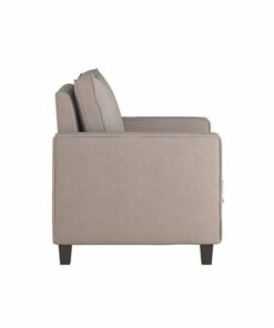 CorLiving - Georgia Fabric Accent Chair - Taupe