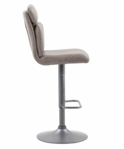 CorLiving - Palmer Adjustable High Back Barstool (set of 2) - Grey