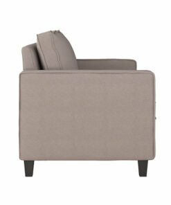 CorLiving - Georgia 2-Seat Fabric Loveseat Sofa - Taupe