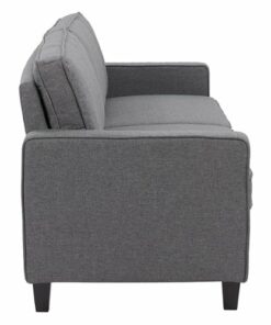 CorLiving - Georgia 3-Seat Fabric Sofa - Grey