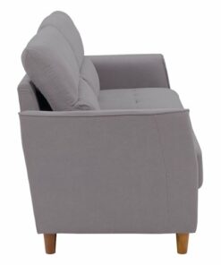 CorLiving - Georgia 3-Seat Fabric Upholstered Sofa - Light Grey