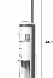 Tineco - iFloor 3 Plus – 3 in 1 Mop, Vacuum & Self Cleaning Floor Washer - White and Gray