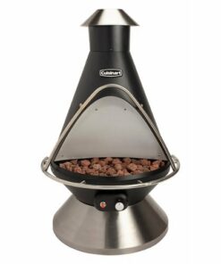 Cuisinart - Chiminea Propane Fire Pit - Black