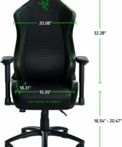 Razer - Iskur X Ergonomic Gaming Chair - Black/Green