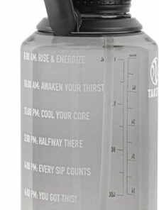 Takeya - Tritan 64oz Straw Motivational - Stormy Black
