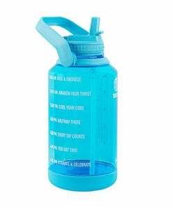 Takeya - Tritan 64oz Straw Motivational - Breezy Blue
