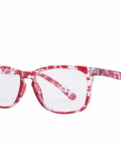 Crusheyes - Charlotte; 1Lens Readers, Supports +0.50 to +2.50 Diopters in One Lens, Revolutionary Patented Technology - Gloss Red Demi