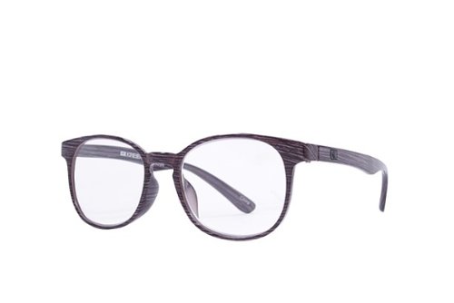 Kreedom - Lucas; 1Lens Readers, Supports +0.50 to +2.50 Diopter Range in One Lens, Revolutionary Patented Technology - Grey Wood