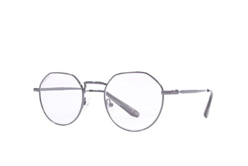 Kreedom - Mateo; 1Lens Readers, Supports +0.50 to +2.50 Diopters in One Lens, Revolutionary Patented Technology - Gunmetal + Smoke Temple Tips