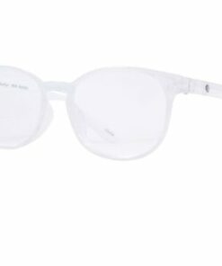 Crusheyes - Mia; 1Lens Readers, Supports +0.50 to +2.50 Diopter Range in One Lens, Revolutionary Patented Technology - Gloss Crystal + White Back Spray