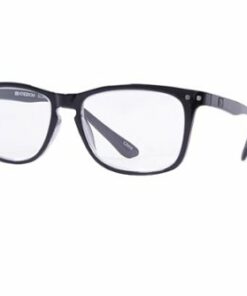 Kreedom - Elijah; 1Lens Readers, Supports +0.50 to +2.50 Diopters in One Lens, Revolutionary Patented Technology - Gloss Crystal Smoke + Black Front Spray