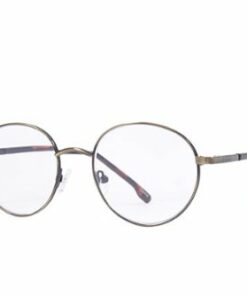 Crusheyes - Olivia; 1Lens Readers, Supports +0.50 to +2.50 Diopters in One Lens, Revolutionary Patented Technology - Antique Gold + Dark Demi Temple Tips