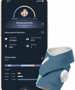 Owlet - Dream Sock Baby Monitor - Bedtime Blue