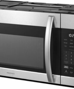 Insignia™ - 1.7 Cu. Ft. Over-the-Range Microwave - Stainless steel