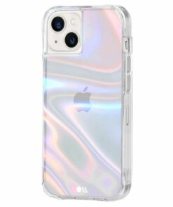 Case-Mate - Soap Bubble Hardshell Case  w/ Antimicrobial for iPhone 13 - Iridescent