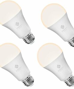 Etekcity - Wi-Fi Smart Dimmable LED Bulb (4-pack) - White