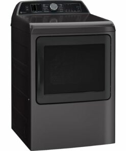 GE Profile - 7.4 cu. ft. Smart Gas Dryer with Sanitize Cycle and Sensor Dry - Diamond Gray
