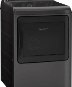 GE Profile - 7.3 cu. ft. Smart Electric Dryer with Fabric Refresh and Sanitize Cycle - Diamond Gray