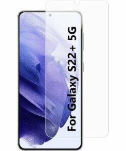 SaharaCase - ZeroDamage Ultra Strong+ Tempered Glass Screen Protector for Samsung Galaxy S22+ - Clear