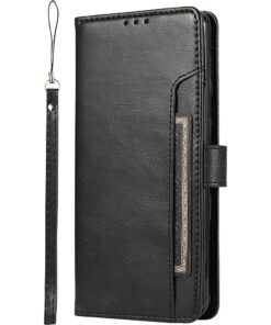 SaharaCase - Folio Wallet Case for Samsung Galaxy S22 - Black